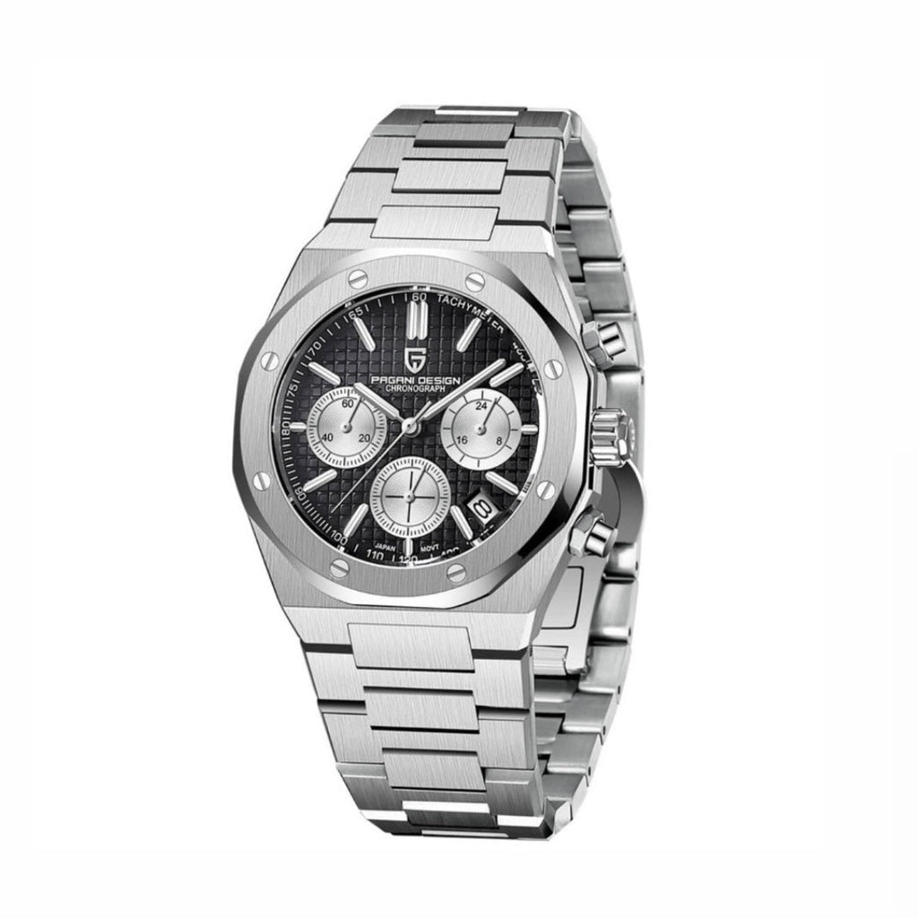 PAGANI DESIGN PD-1707 men watch black dial 40mm