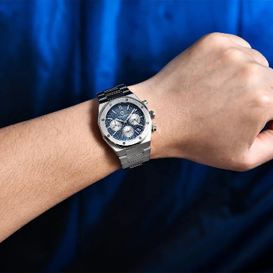 PAGANI DESIGN PD-1707 men watch blue dial 40mm