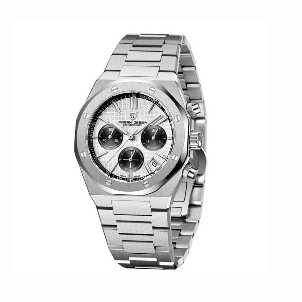 PAGANI DESIGN PD-1707 men watch white dial 40mm