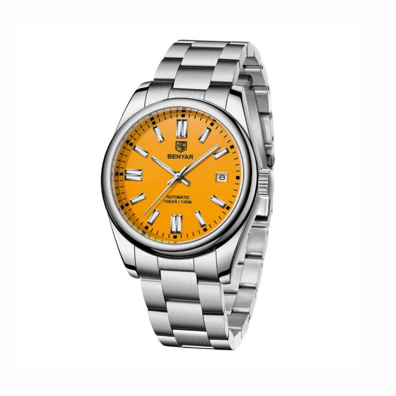 BENYAR BY-5185 men watch honey yellow dial 39mm