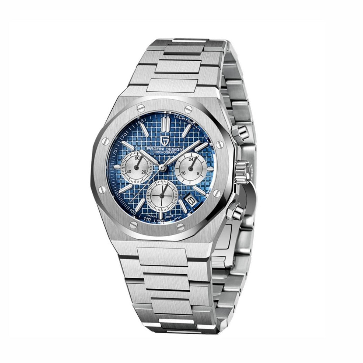 PAGANI DESIGN PD-1707 men watch blue dial 40mm
