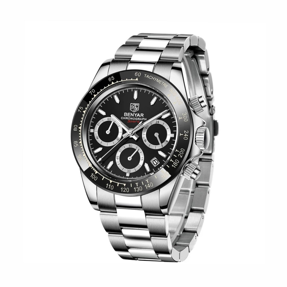 BENYAR BY-5169 men watch black dial 39mm