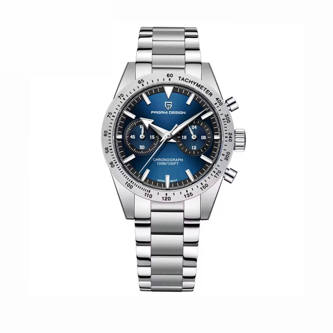 PAGANI DESIGN PD-1766 men watch blue dial 40mm