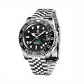 PAGANI DESIGN PD-1662 GMT men watch black dial 40mm