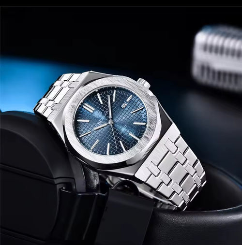 BENYAR BY-5156 men watch blue dial 41mm