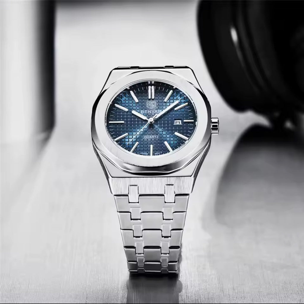 BENYAR BY-5156 men watch blue dial 41mm
