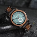 BOBOBIRD GT131-2 Men's Wooden Watch 43mm