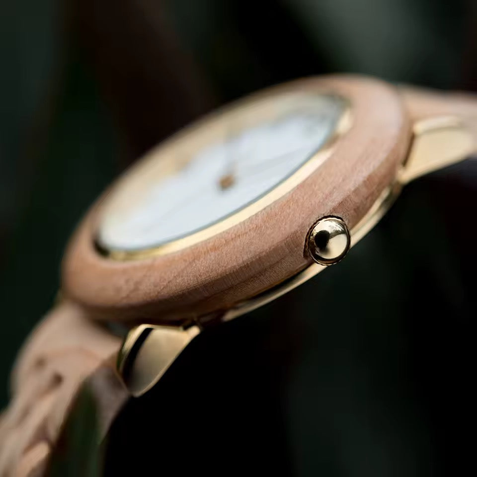 BOBOBIRD GT025 Women's Wooden Watch 33mm