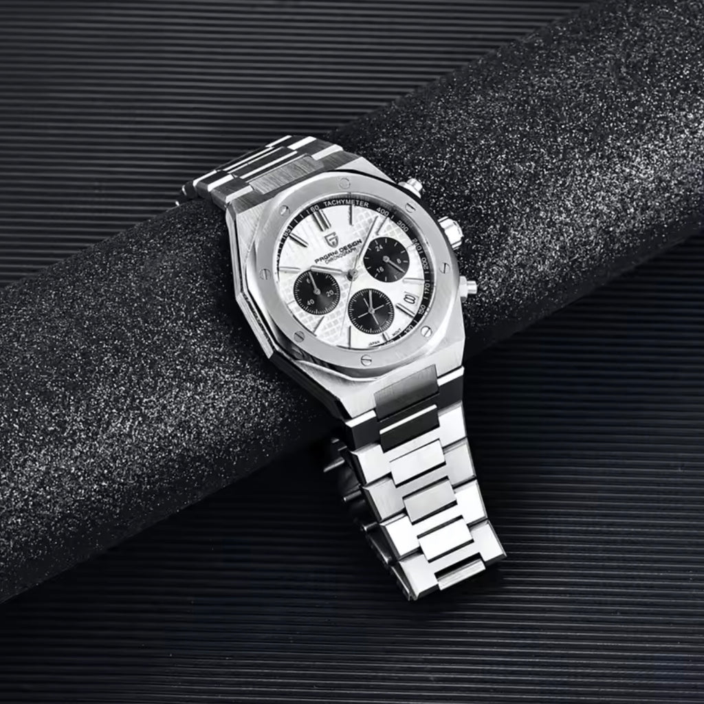 PAGANI DESIGN PD-1707 men watch white dial 40mm