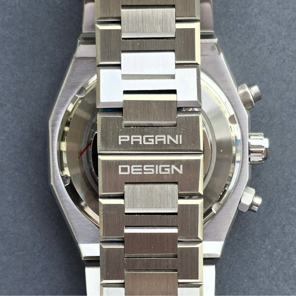 PAGANI DESIGN PD-1707 men watch white dial 40mm