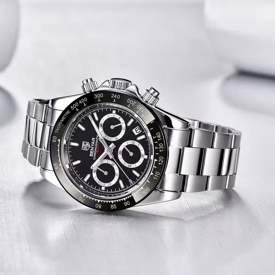 BENYAR BY-5169 men watch black dial 39mm